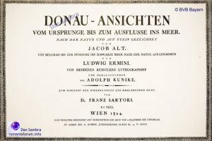 Donau Anischten, Jacop Alt, Ludwig Ermini, Adolph Kunike, D. Franz Sartori, 1825
