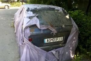 Ţarcul destinat maşinilor abandonate ăn Piteşti, gol-goluţ!