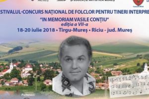 Începe Festivalul-concurs naţional de folclor pentru tineri interpreţi „In memoriam Vasile Conţiu” (a VII-a ediţie)!