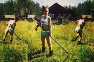 Cum e la ţară, în Rusia? Ţăranii şi ţărăncuţele n-au limite când vine vorba de VIRALELE ANULUI. Foto