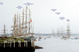 Bricul Mircea - Sagres II - Dar Pomorza - Gorch Fock II - Towarishch 