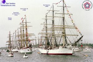 Bricul Mircea - Towarishch - Gorch Fock II - Dar Pomorza