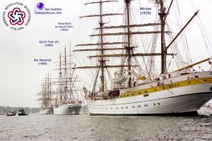 Dar Pomorza - Gorch Fock II - Towarishch ex Gorch Fock I - Bricul Mircea