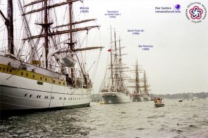 Bricul Mircea - Towarishch - Gorch Fock II - Dar Pomorza