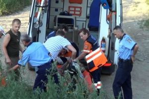 Pescar electrocutat pe baltă