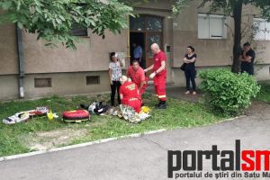 FOTO. Bărbat mort, după ce a căzut de la etajul patru, pe b-dul Lucian Blaga