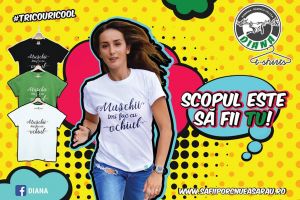 Ghici ce e nou in Magazinele DIANA: noua colecţie de tricouri DIANA T-shirts!