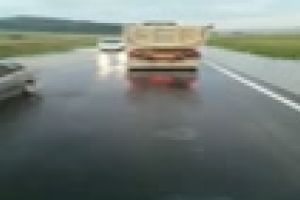 Trafic blocat între la Stejeris dupa Turda catre Alba - FOTO