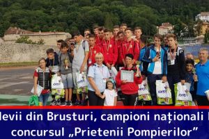 Elevii din Brusturi, pentru a doua oară campioni naţionali la concursul „Prietenii Pompierilor”