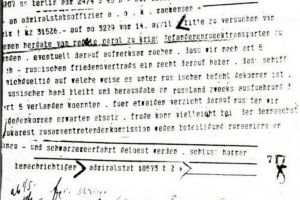 1918 aprilie 29 Telegrama