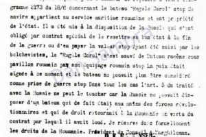 1918 iulie 8 nota Marghiloman