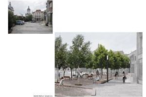 Piaţeta din faţa CEC se schimbă radical - FOTO