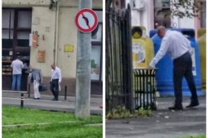 Primarul Ilie Bolojan, fotografiat într-o ipostază mai puţin obişnuită