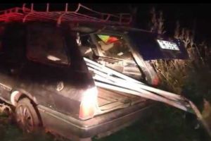 Prinsi la furat de indicatoare rutiere