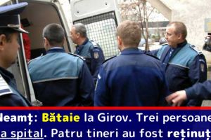 Neamţ: Bătaie la Girov. Trei persoane, la spital. Patru tineri au fost reţinuţi