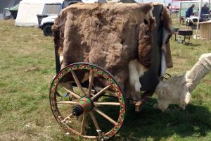 Carul de luptă al celţilor, refăcut în mărime naturală. Paradă moto în a doua zi de festival (FOTO)