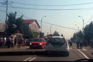 Calea Bârladului, blocată de protestatari