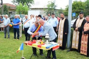 Flacăra centenarului, aprinsă şi la Râca