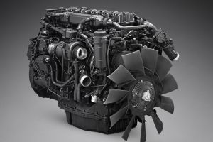 Motor Scania alimentat cu gaz pentru transporturi lungi