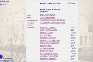 1973, Tache Ianke si Cadir