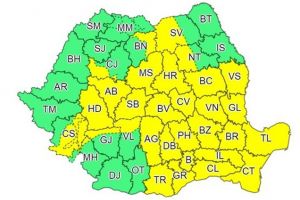 Atenţionare meteorologică pentru judeţul Braşov