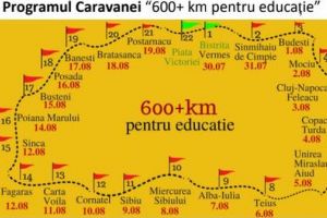 Educaţia copiilor şi implicarea activă, promovate în BN prin caravana ”600+km” parcurşi pe jos