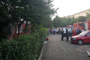 Doi soţi orădeni răniţi, după ce o butelie le-a explodat în balcon (FOTO/VIDEO)