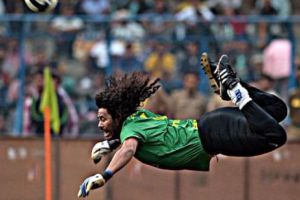 GEST SCANDALOS. Un fotbalist LEGENDAR a lovit cu pumnul un suporter. VIDEO