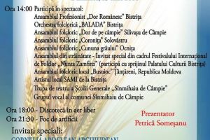 Spectacol şi foc de artificii de Zilele comunei Sânmihaiu de Câmpie – Ziua Grâului