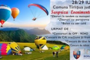 Surpriza la Zilele Comunei Tarlisua: zbor cu BALONUL, pe zona Tiblesului! Gabriel Rus  impreuna cu Primaria comunei organizeaza un show de zile mari: in 28 – 29 iulie!