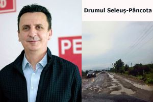 Florin Tripa: Drumul Seleuş – Pâncota a fost lăsat într-o stare deplorabilă, deşi de o lună a fost anunţată începerea lucrărilor de reabilitare