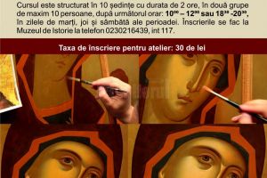 Se mai fac înscrieri la atelierul de pictură - icoană în manieră bizantină pentru ...