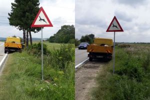 40 de noi indicatoare, montate pe drumurile naţionale din judeţ