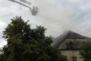 Incendiu la o casă din Budacu de Jos