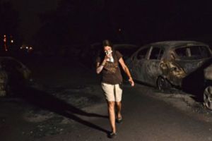 Cadavre carbonizate găsite îmbrăţişate în infernul din Grecia