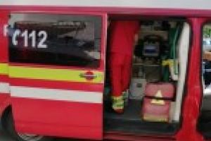 Un copil si patru  adulti au ajuns la spital in urma unui accident in lant pe digul Braila-Galati