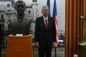 #CentenarulMariiUniri  Omagiu adus lui Woodrow Wilson, în semn de recunoştinţă, de autorităţile din Alba