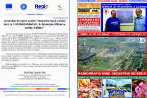 Jurnalul de Călăraşi nr. 3171 din 26 iulie 2018