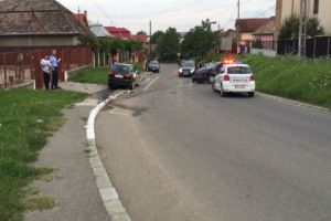 Accident grav la Corlatesti, pe DN1 A. Impact puternic intre doua masini si o motocicleta