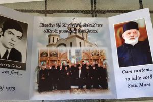 Părintele Dumitru Gliga, condus pe ultimul drum de 50 de preoţi şi diaconi şi sute de ...