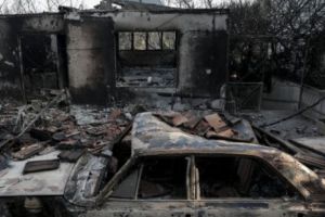 Imagini din dronă cu dezastrul din Grecia. VIDEO