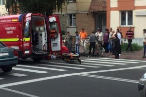 Pieton acroşat de un autoturism la Gheorgheni, pe trecerea pentru pietoni