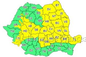 COD GALBEN de vreme instabilă, EXTINS până sâmbătă seara