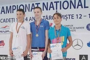 FOTO: Înotătorul albaiulian Alexandru Buda – dublu vicecampion naţional la cadeţi