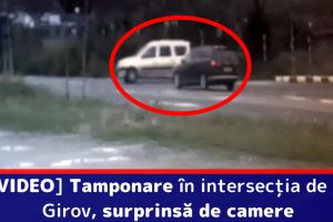 [VIDEO] Tamponare în intersecţia de la Girov. Vechea poveste…neacordare de prioritate