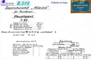 1938, BV - Bricul Mircea - Hauptspant