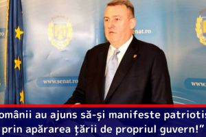 „În an centenar, românii au ajuns să-şi manifeste patriotismul prin apărarea ţării de propriul guvern!”