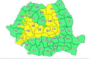 Cod galben de vreme rea in mai multe judete din tara. Ce spun meteorologii 
