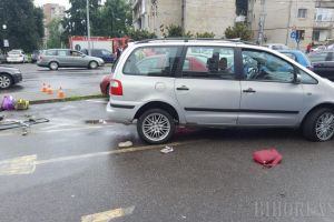 Accident grav pe Calea Clujului: Patru surori au ajuns la spital, după ce un şofer inconştient le-a izbit din plin, pe trotuar (FOTO/VIDEO)