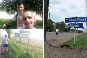 De Ziua Imnului National, caporalul Laurentiu Cobzaru a alergat de la Galati pana la Targu Bujor (galerie foto)